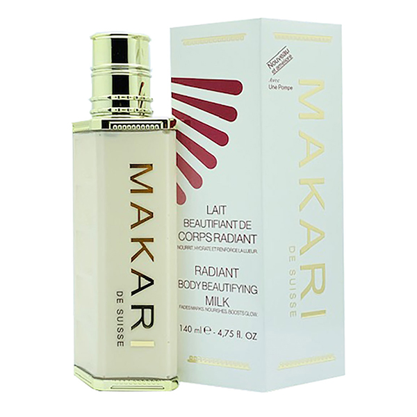 MAKARI DE SUISSE® LAIT BEAUTIFIANT DE CORPS RADIANT.